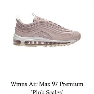 Nike Womens Air Max 97 Premium Pink Snakeskin